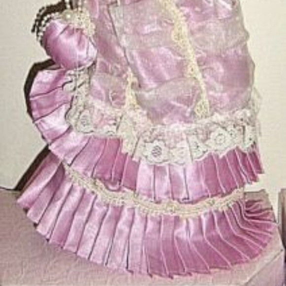 Handcrafted Black Porcelain Doll - Picture 2 of 6